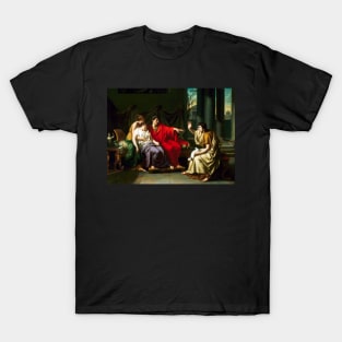 Virgil reading The Aeneid by Wicar T-Shirt